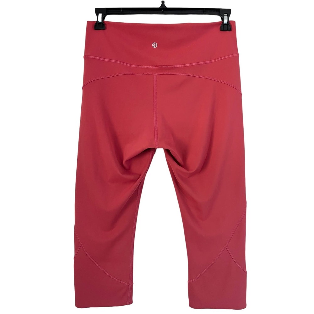 Lululemon In Movement Crop 19" High Rise Leggings In Vintage Rose Size 12 - Picture 4 of 9